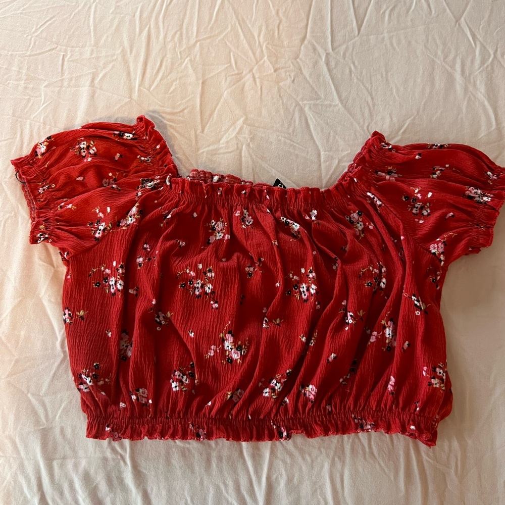 Flower Crop Top